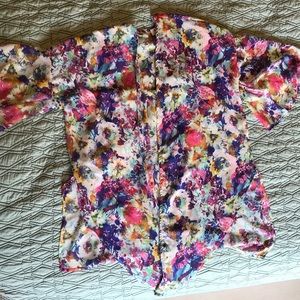 Floral kimono